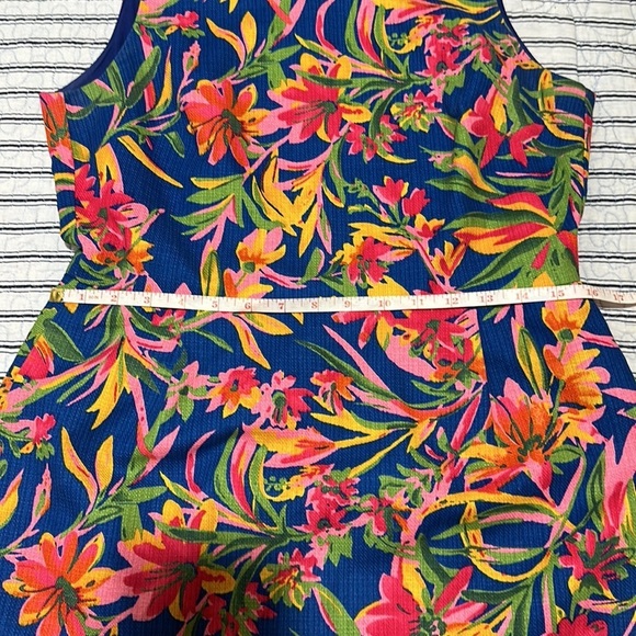 Never worn J. Crew Multi-Color Floral Canvas Dress size 8 - Picture 7 of 16